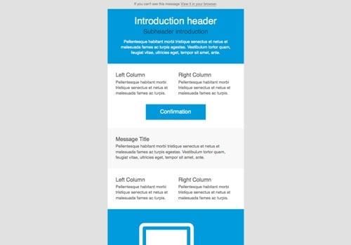 create Modern and Professional Mail Template