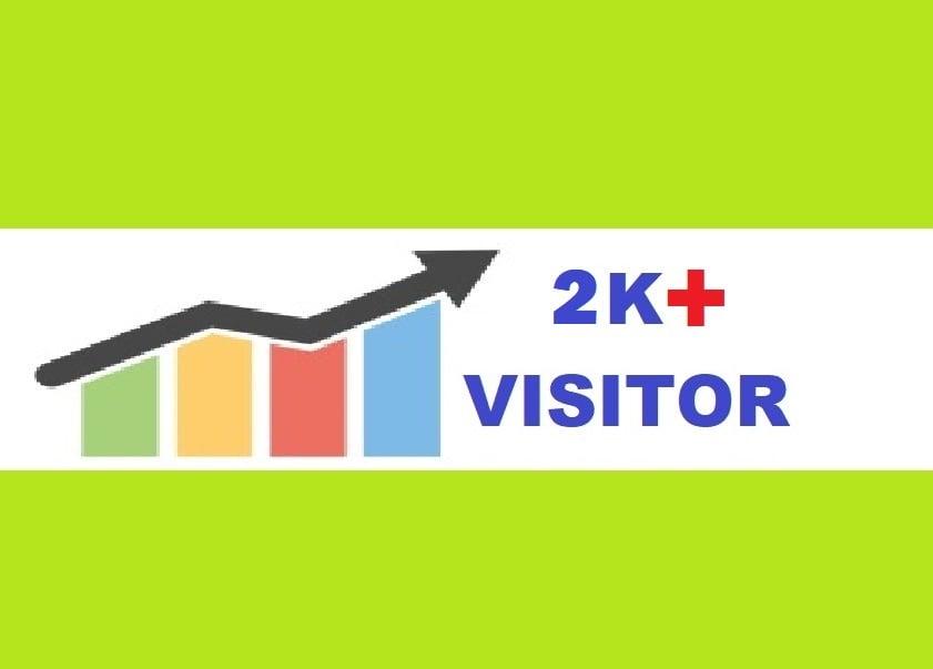 I will drive 2000 genuine real traffic to your website/blog/page & others