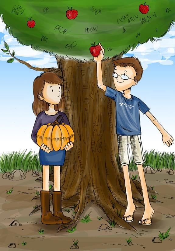 I'll draw a hand-drawn illustration