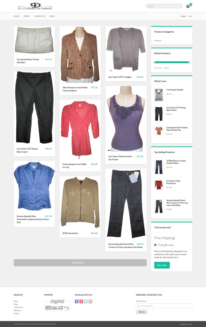 Configure Woocommerce and add products