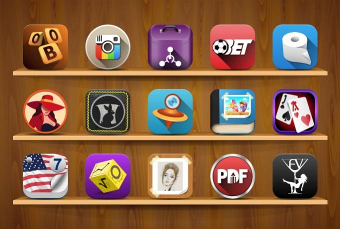 I will design mobile app ICON for android or iphone