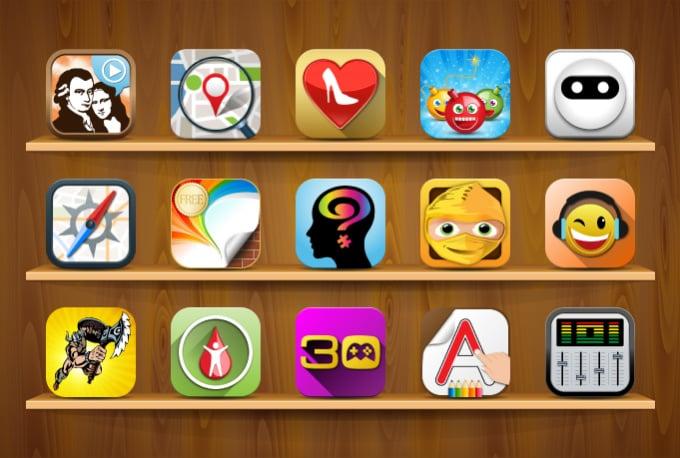 I will design mobile app ICON for android or iphone