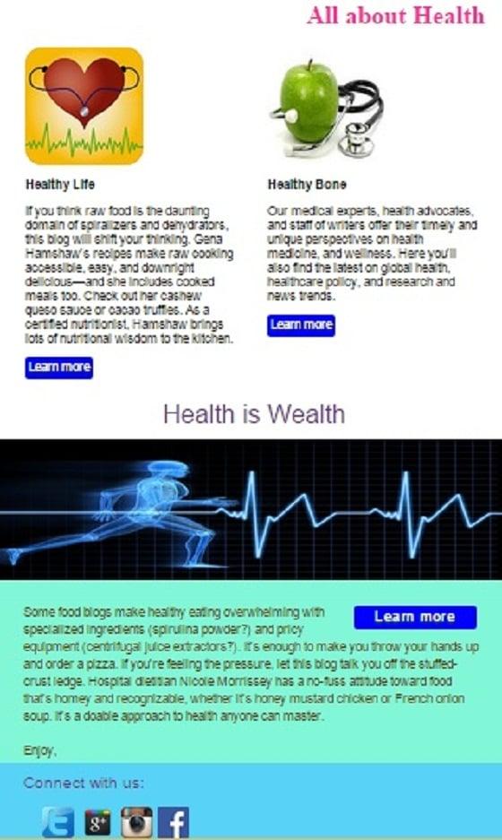 I will design responsive html email template