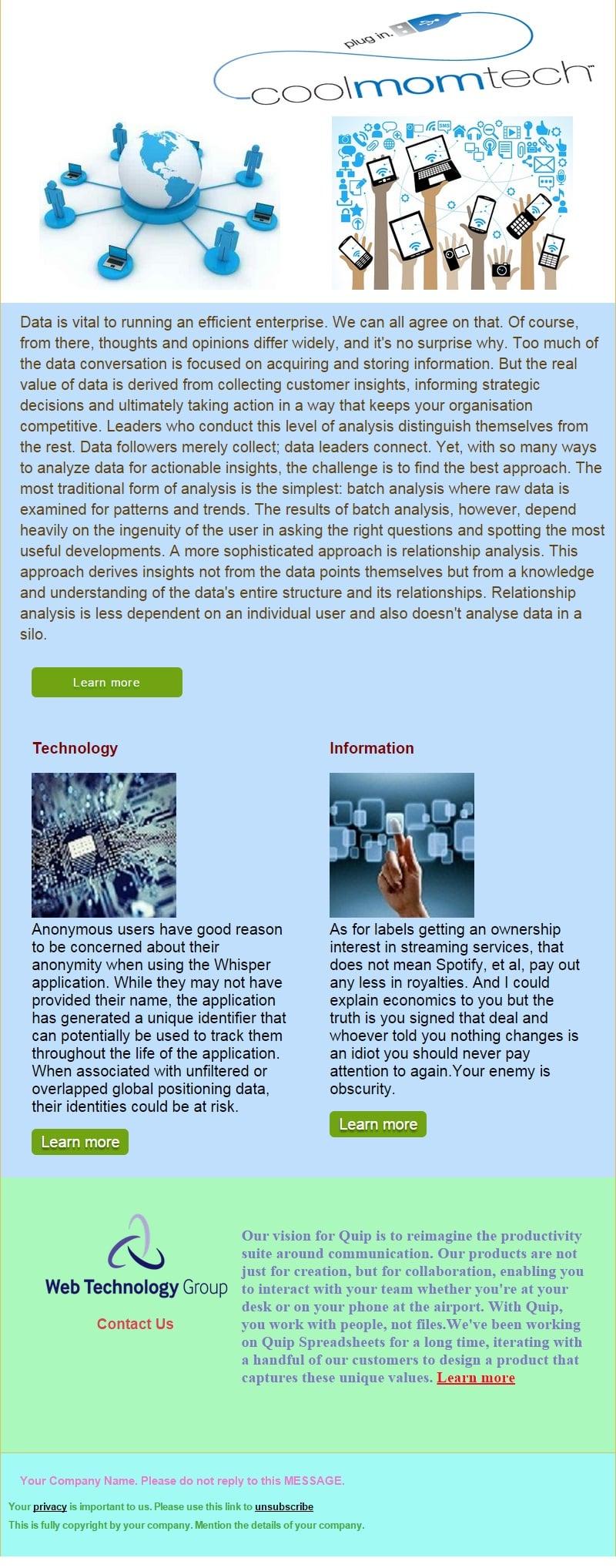 I will design responsive html email template