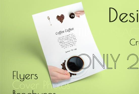 Get a creative flyer, banner or brochure with in 24 hours