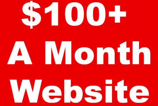 Build A $100 Per Month Adsense Website