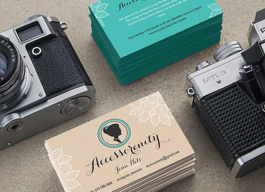 design a professional business card 