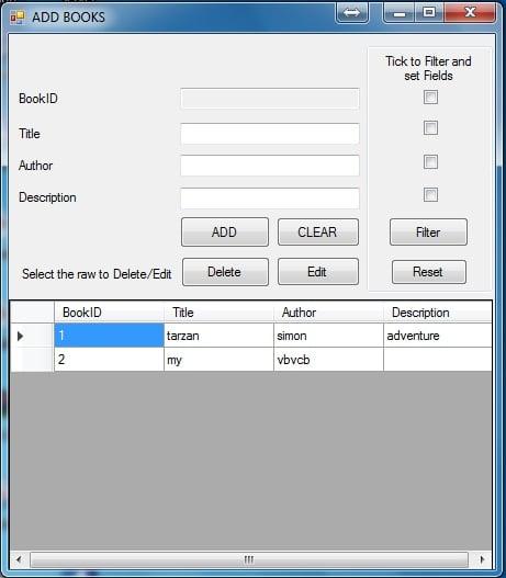 WINDOWS DATABASE APPLICATIONS
