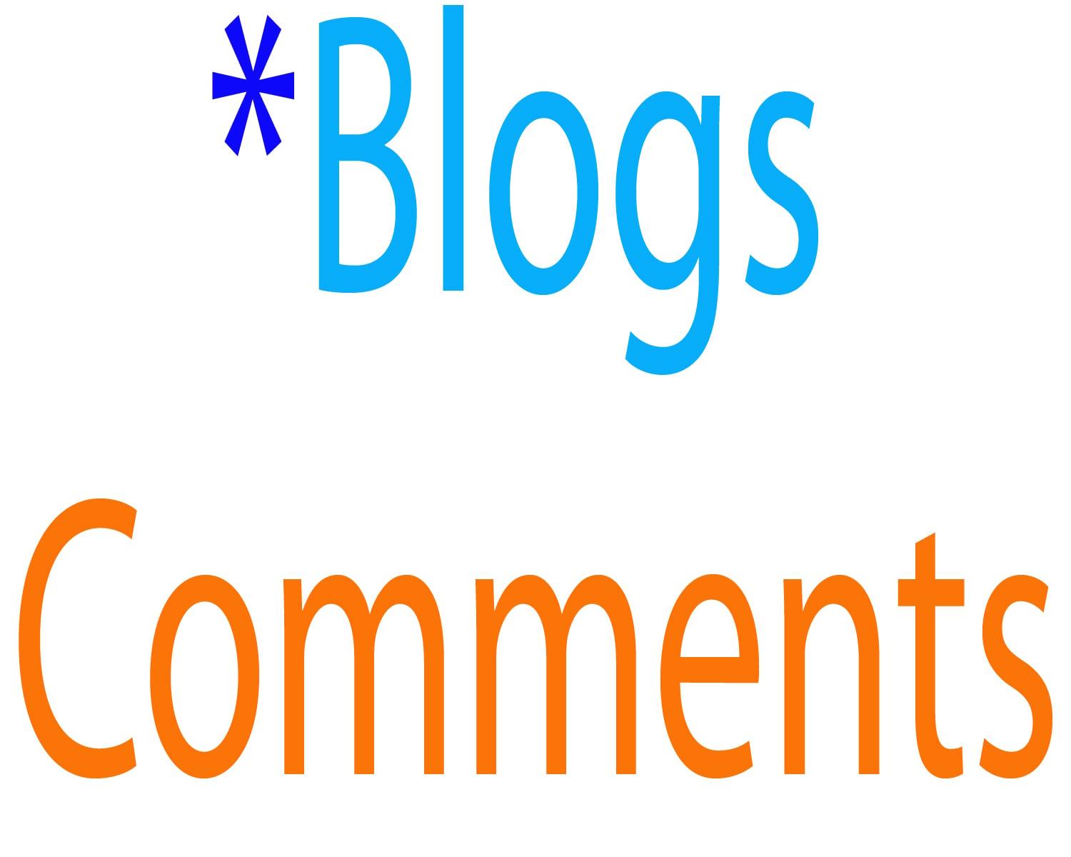 I will manually add 15 social blog comments