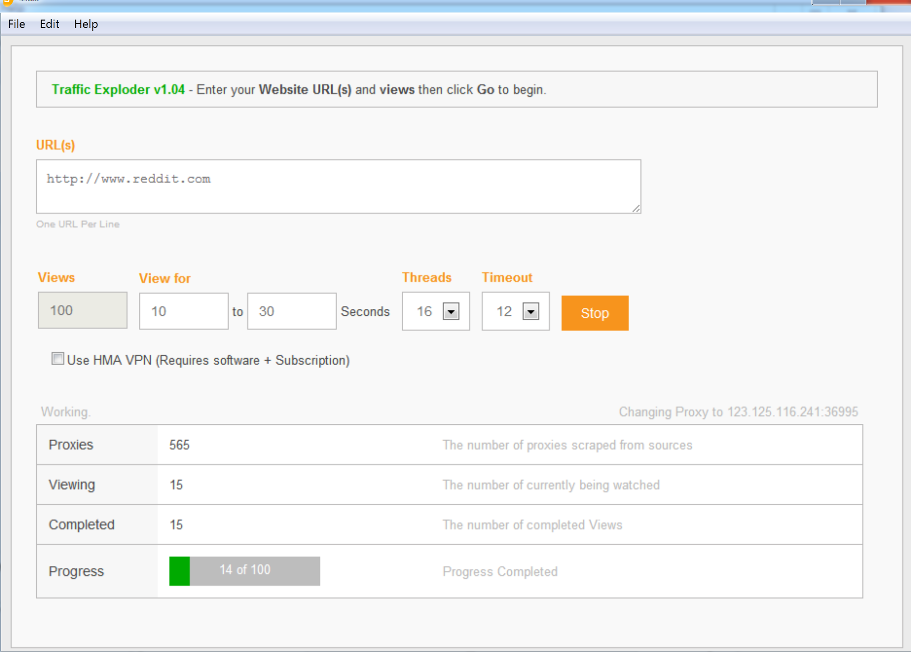 Traffic Exploder: Website Traffic Bot