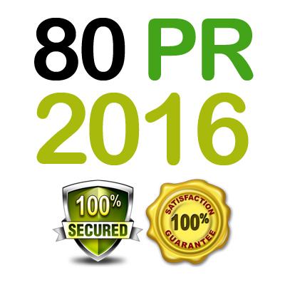 2016 Effective google rankings with 80 high pr seo backlinks