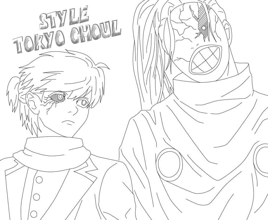 i will draw the line art manga or anime character