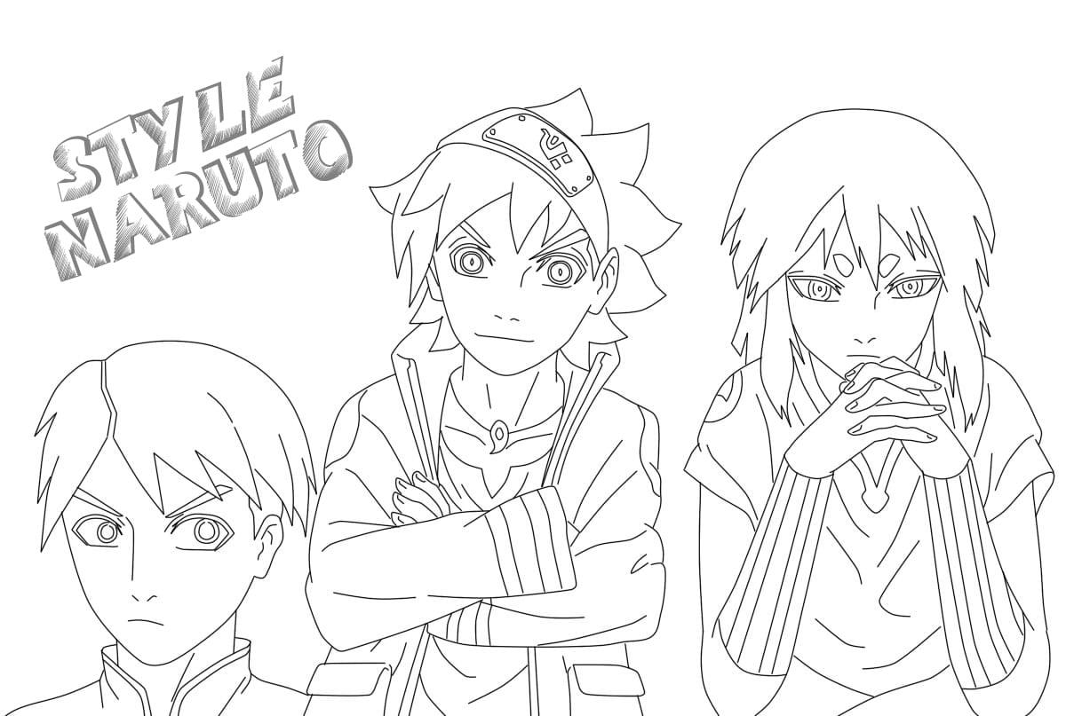 i will draw the line art manga or anime character