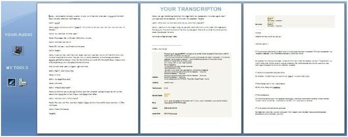 I will transcribe 10 mins of audio or video