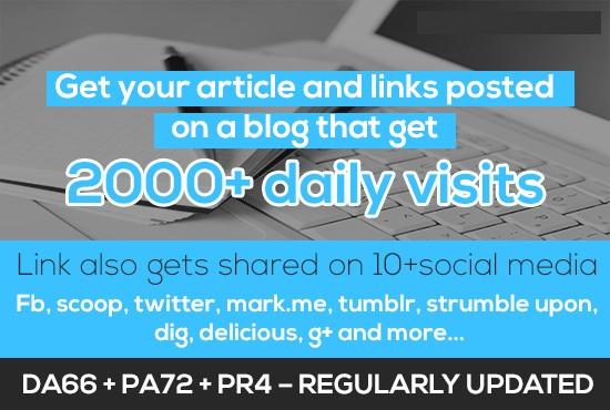 Article / Guest Post on Technology Website