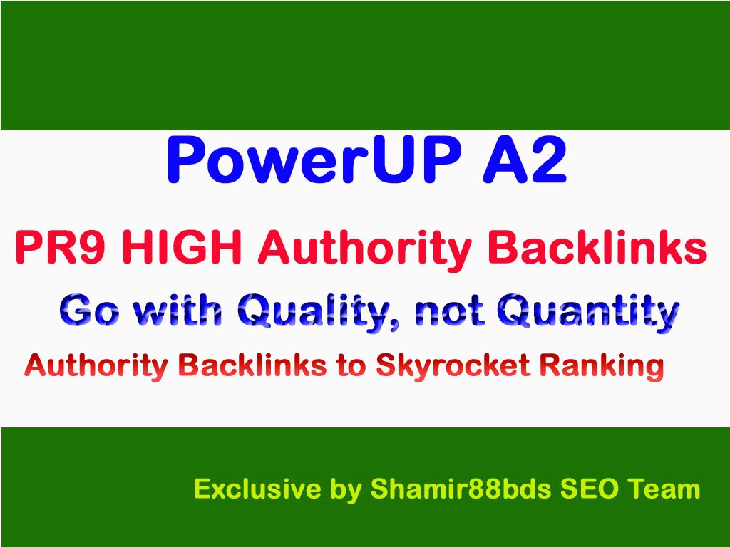 Verified 60 PR9 HIGH Authority Links to Rank 1 On Google
