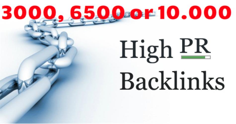 PR9 - PR 1 | 3000 mass backlinks for your website