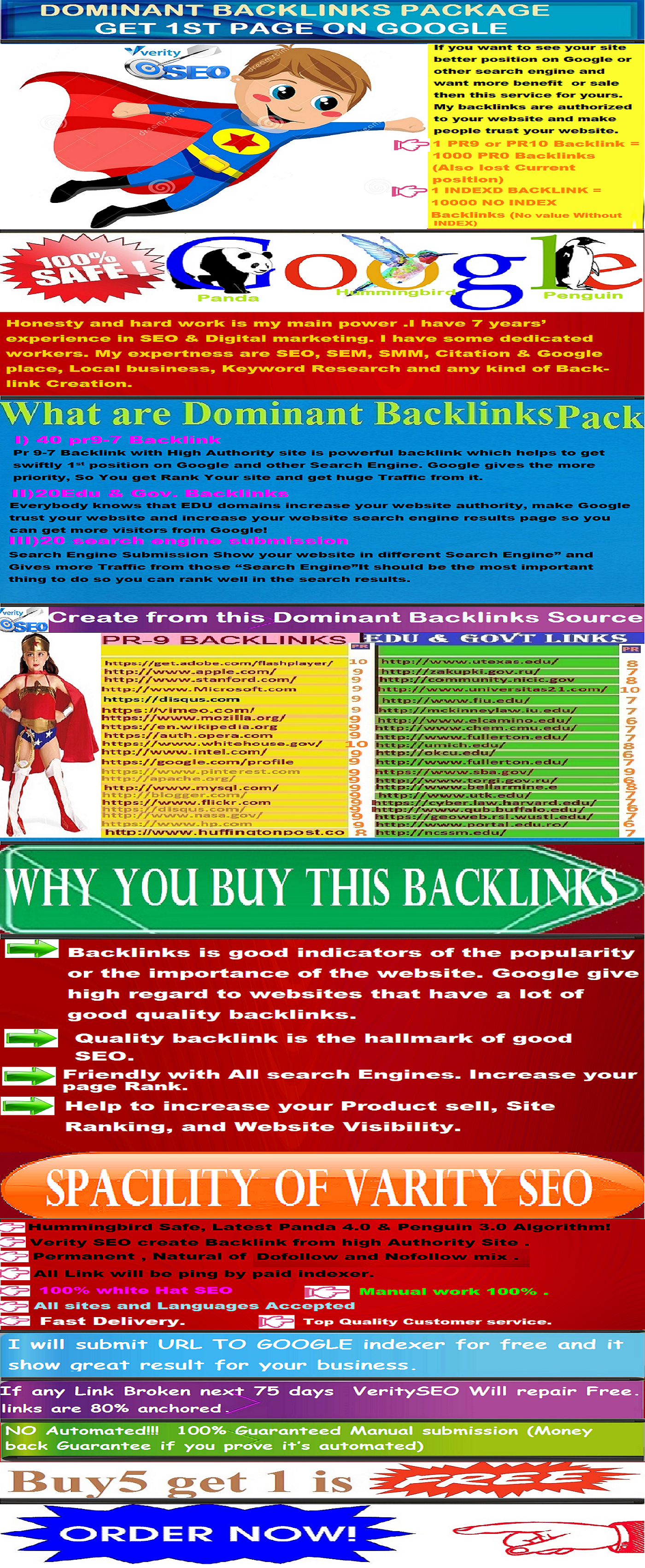 Google KING- 2017 High Authority High PR Backlinks