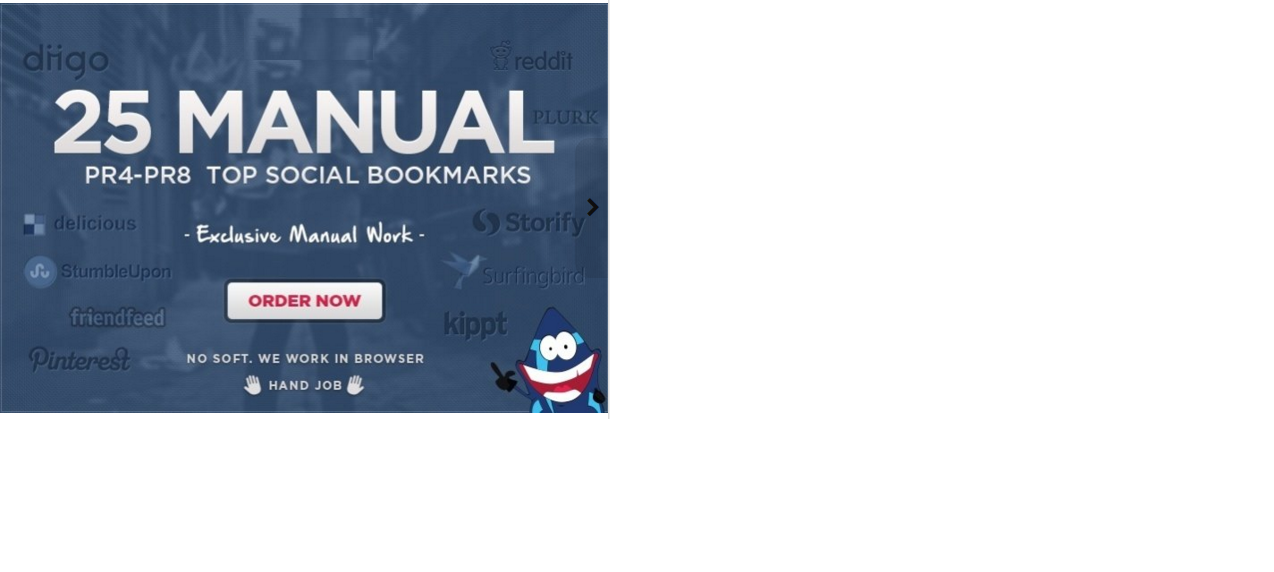 make 25 top PR8 to PR4 social bookmarks, Full Manual Work, Order NOW