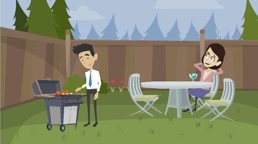 I will design 2D animation video clip