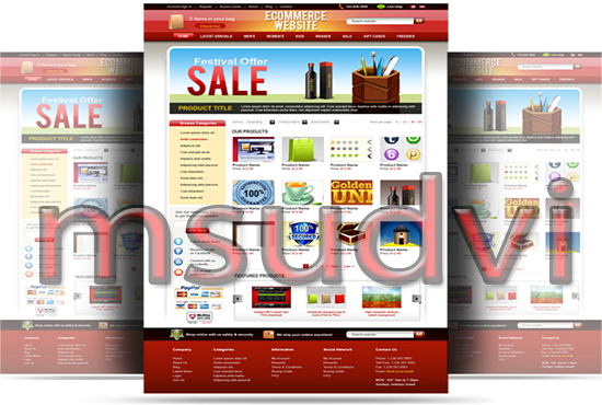 I will create an Awesome  Responsive eCommerce website