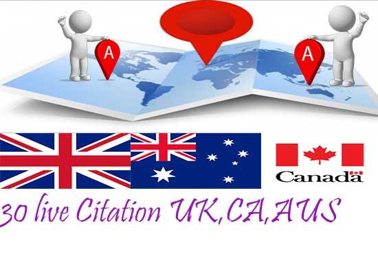 I will create 30 local Citation for local SEO
