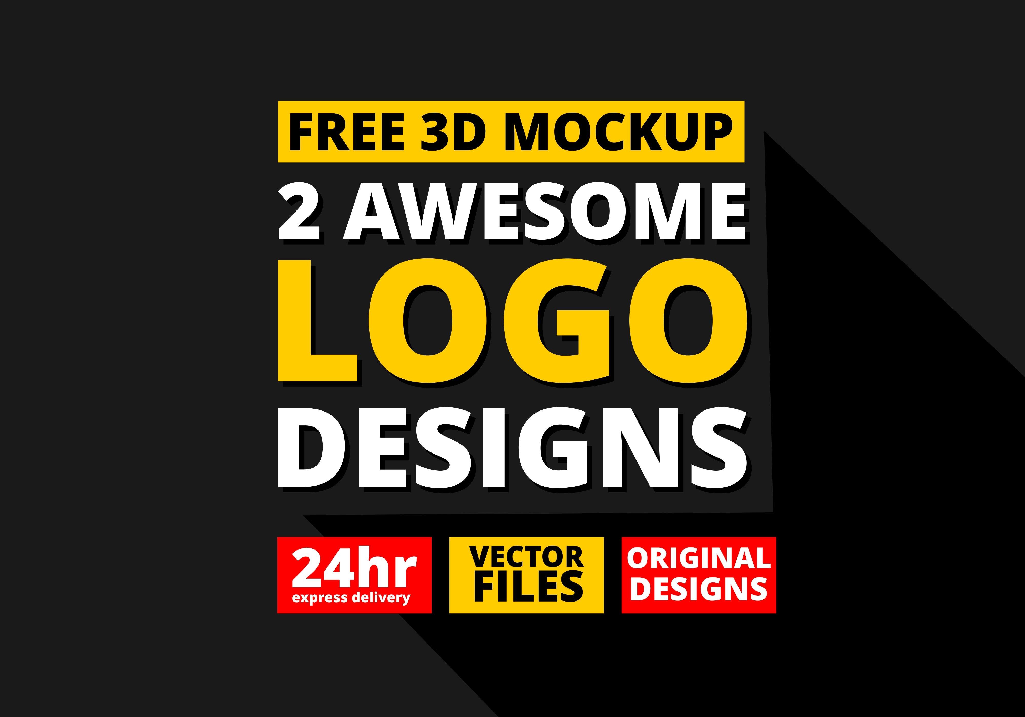 I will design 2 Professional LOGO in 24hr
