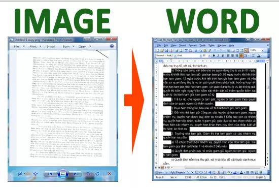 i will type convert or rewrite PDF, image scanned 25 Page to Word