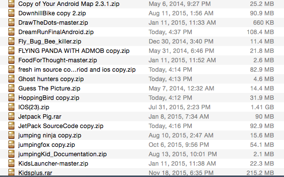 I will give you Over 350 app source codes