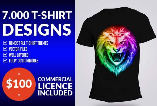 Will deliver 18000 T-Shirt Designs and Source Files