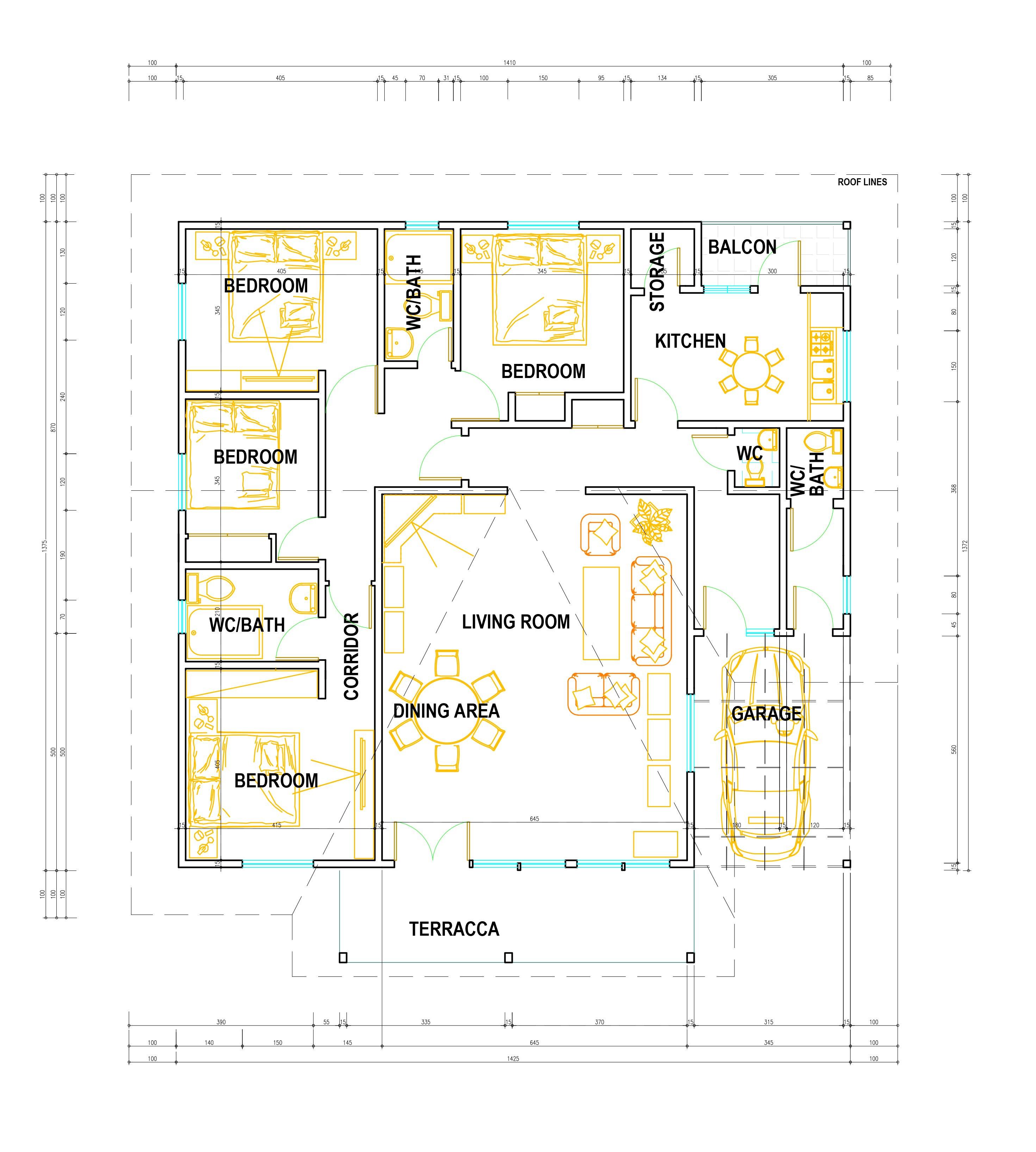 Architectural Floor Plan Design