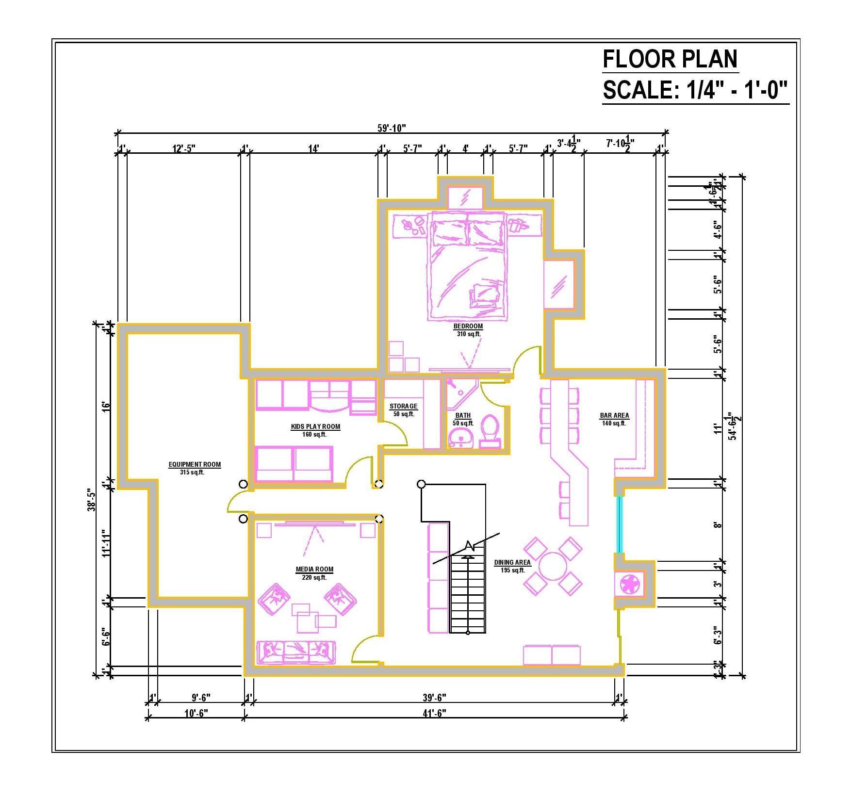 Architectural Floor Plan Design