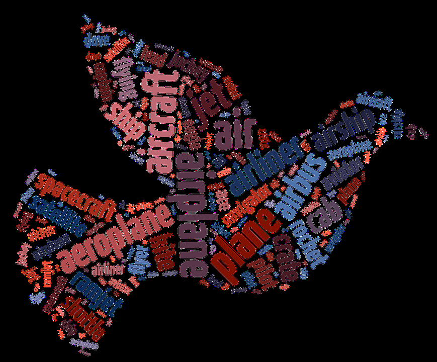 I will design an amazing wordcloud with picture or shapes