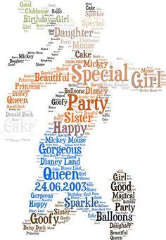 I will design an amazing wordcloud with picture or shapes
