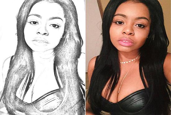 draw in black and white amazing style