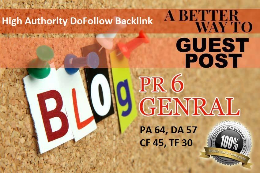 I will guest post on PR6, PA 64, DA 57 Journal SItre