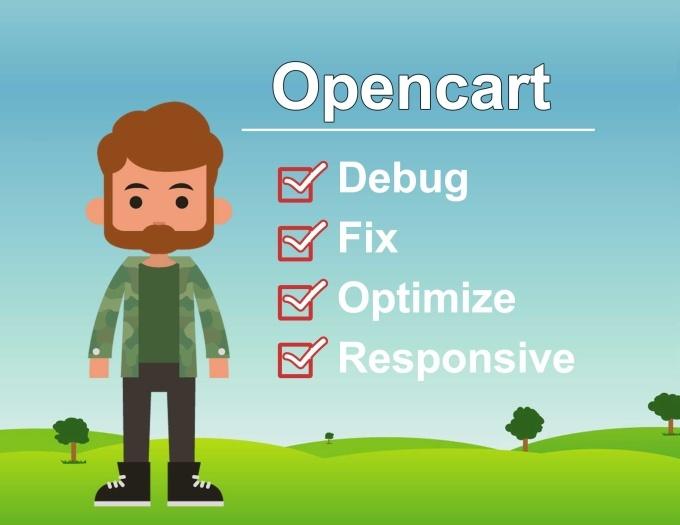 I will fix OpenCart Bugs, Errors or Issues for