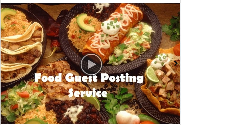  live guest post on PR3 DA42 PA36 Food Blog 