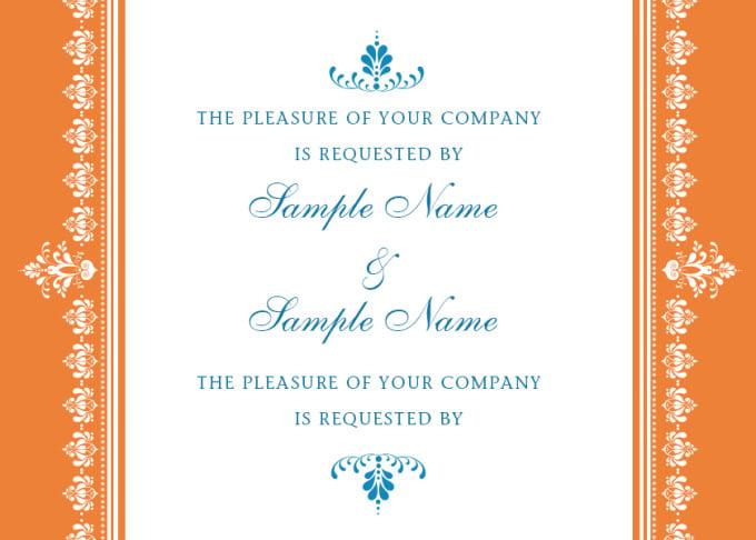 create the most Elegant Wedding Invitation 