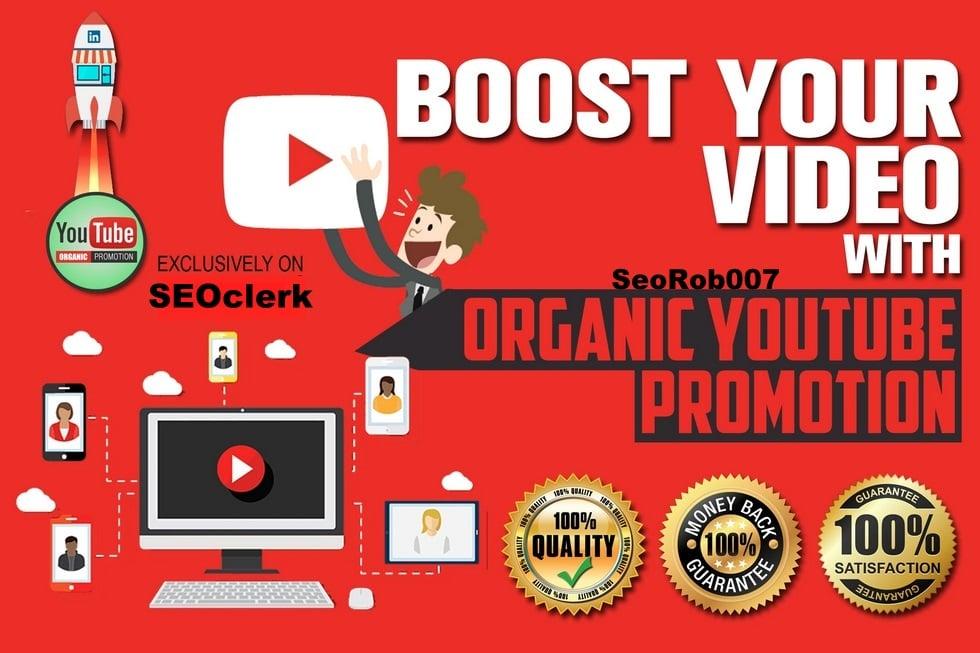 I will blow up your YOUTUBE video, Fast And Safe Guaranteed Promotion