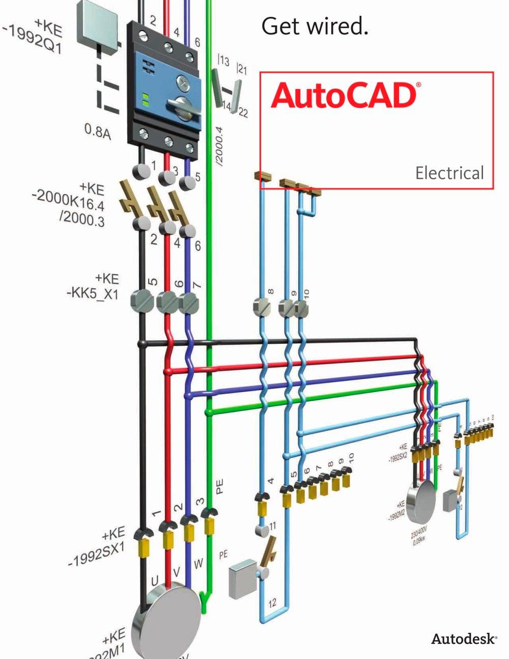  draw electrical drawings with Autocad