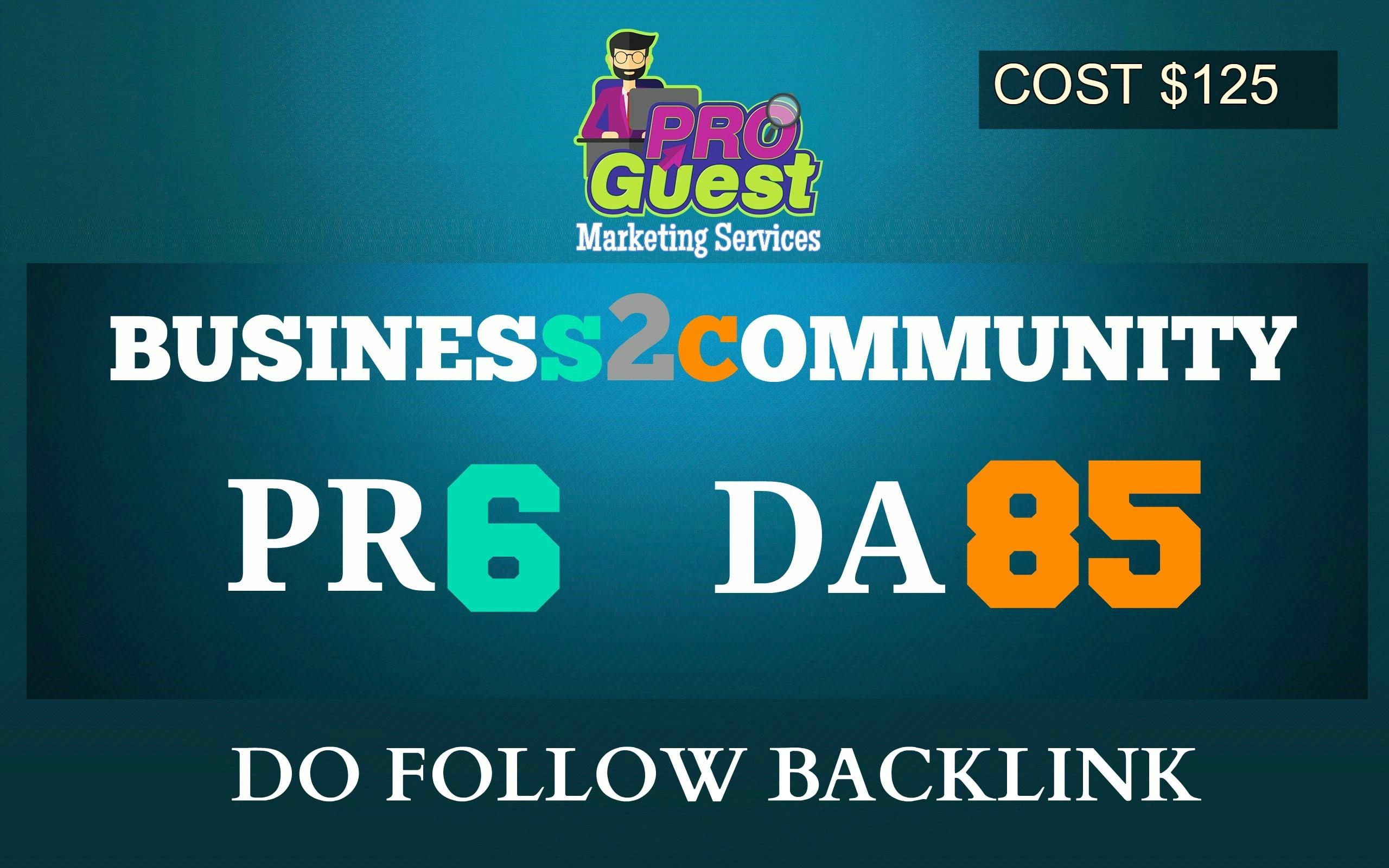 Write and Publish a Guest Post on Business2community.com 