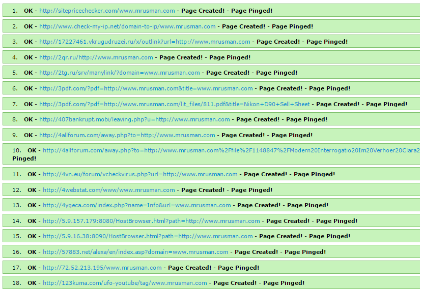 Submit your website/blog to 1800 different places