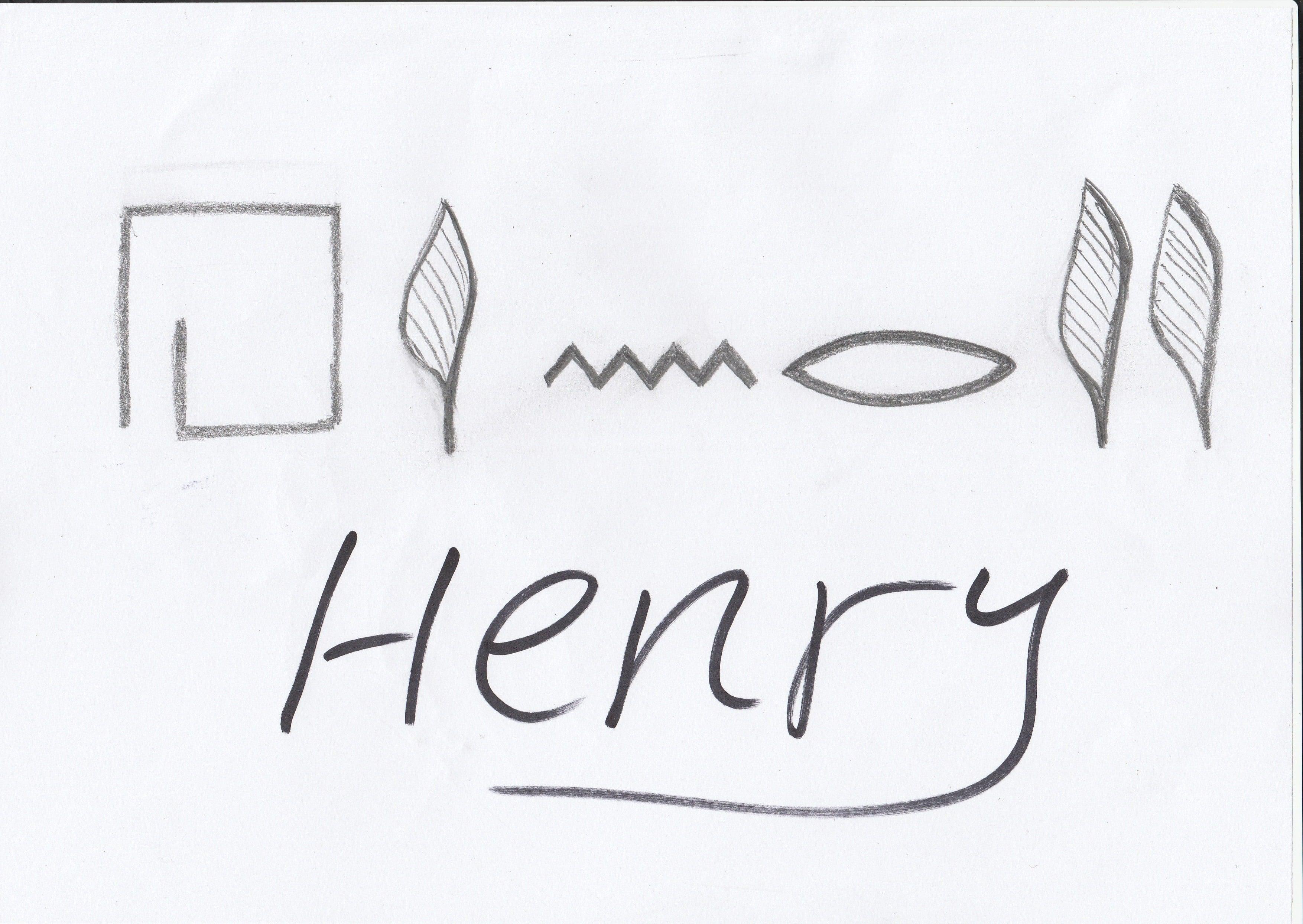 write your name with Hieroglyphic calligraphy 