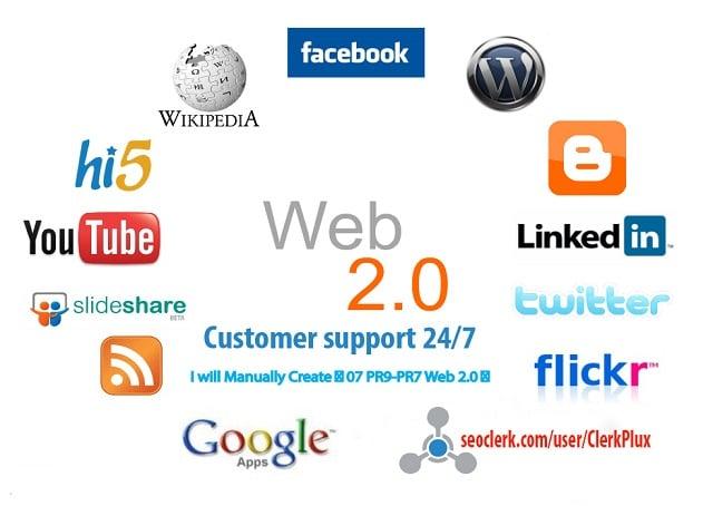 I will create 45 high PR Authority Web2 Blog with 5000 2nd Tire Contextual Backlinks