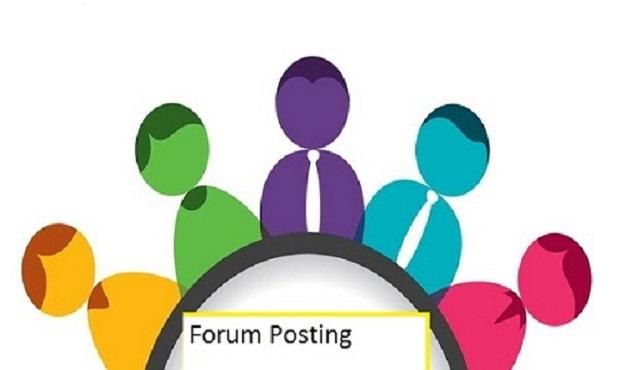 Forum posting Is the 40 to get 100% Organic Traffic on you blog or web site.