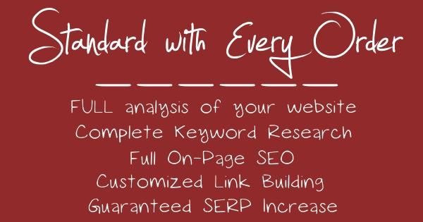 Customized SEO Link Building Service - Guaranteed SERP results!