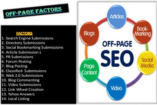 Provide Offpage SEO service in your service 