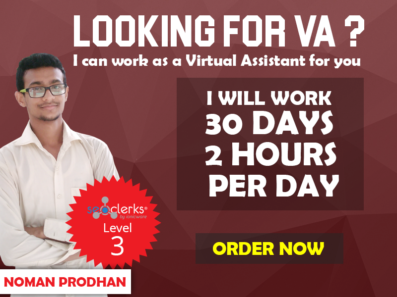 I can work as a VA for one month