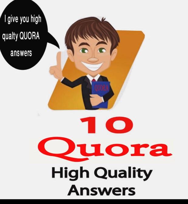 Create you 10 Quora answers with your live URL and keyword